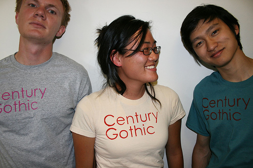 Century Gothic T-shirts